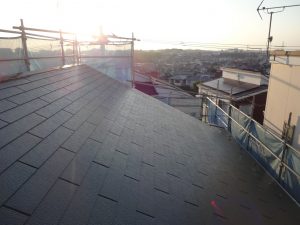 横浜市戸塚区｜スレート屋根塗装後
