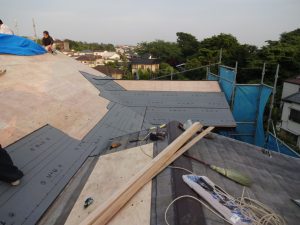 構造用合板張り