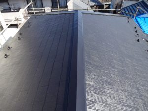 屋根塗装仕上がり