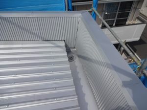 パラペット板金巻き