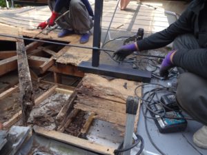 腐食状況の確認