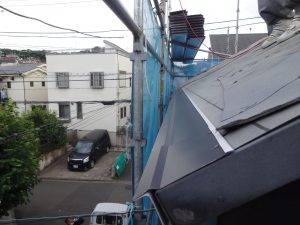 軒先唐草の取付け