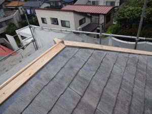 新規の貫板取付け