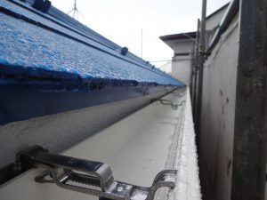 軒樋の施工後