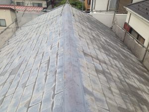 棟板金交換施工前