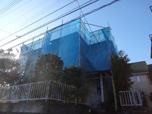 仮設足場の設置