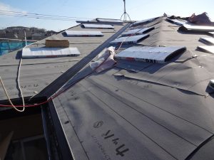 板金役物の取付け