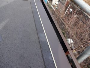 軒先唐草取付け