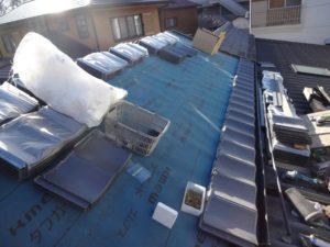 軽量瓦の葺き替え