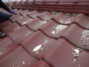 漆喰の下地調整