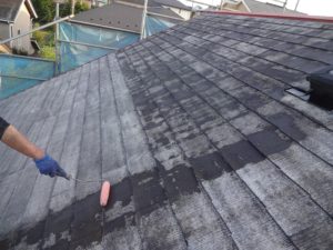 屋根下塗り塗装