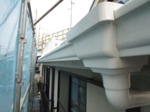 川崎市宮前区の雨樋交換工事
