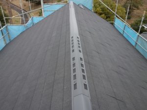 横浜市青葉区の屋根カバー工事の施工後