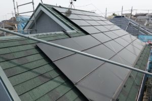 屋根カバー施工後