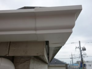 川崎市高津区の雨樋交換工事