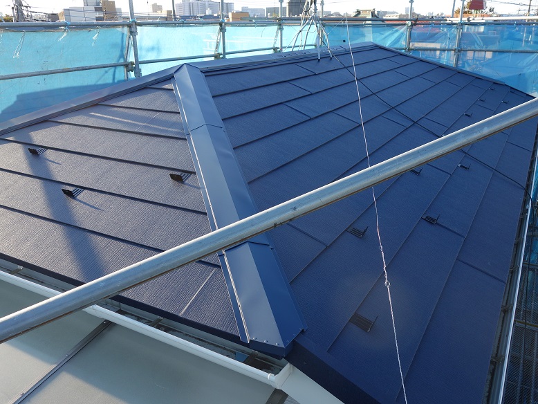 築10年目に行った屋根カバー工事