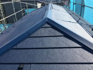 川崎市中原区の屋根カバー工事