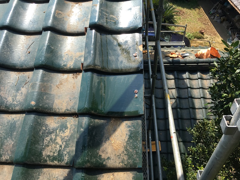 粘土瓦の差し替え