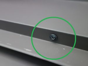 棟板金ビス留め