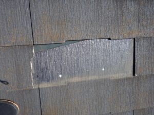 スレート屋根の剥がれ