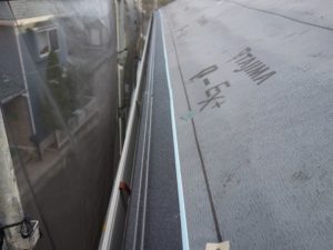 軒先唐草取付け