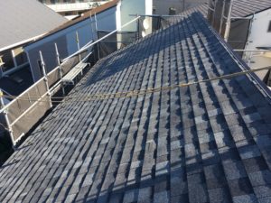横浜市神奈川区の屋根カバー工事の施工後