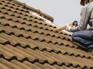 屋根コーキング補修