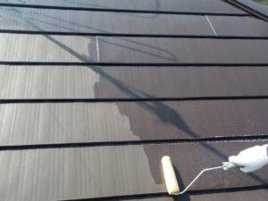 ガルバリウム鋼板下塗り