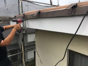 ケイカル板張り