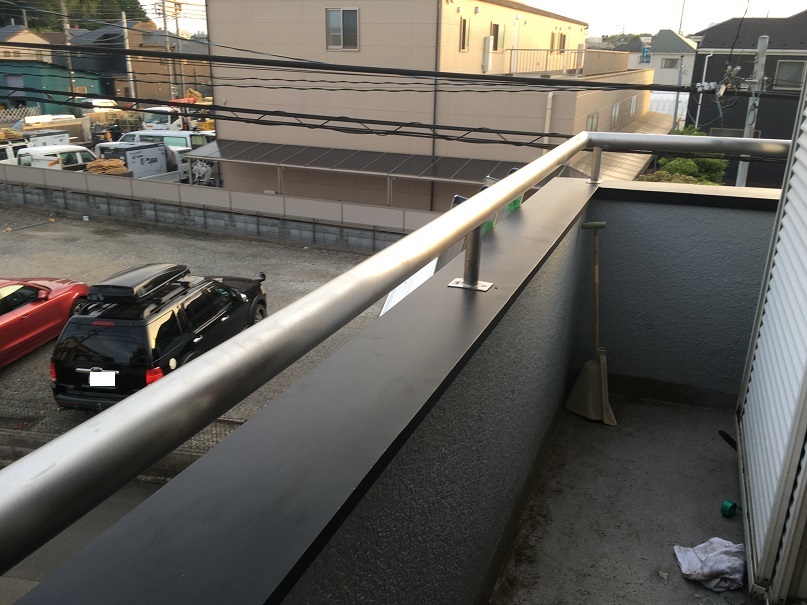 笠木交換施工後