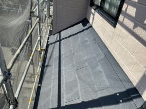 ベランダ側屋根施工前