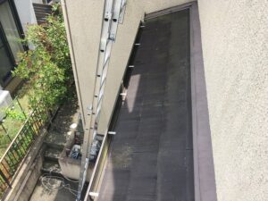 下屋根施工前