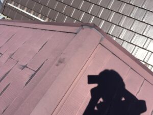 端部板金施工前