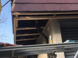 軒天下地取付け