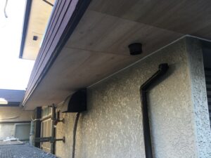 軒天ベニヤ張り