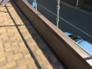 笠木板金施工後