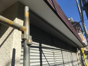 軒天塗装後