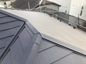 上屋根施工後