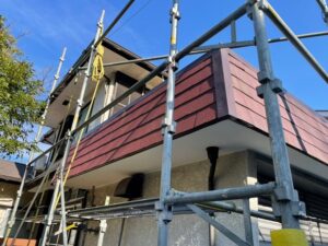 屋根軒天仕上がり