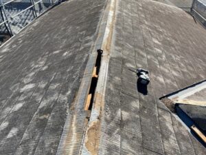 棟板金の解体