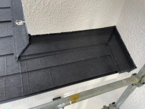 下屋根施工後
