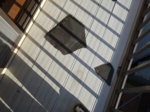 屋根材の落下