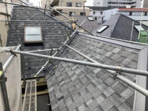 屋根カバー仕上がり(正面)