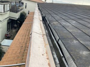 笠木板金の錆び