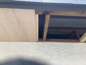 軒天ベニヤ張り