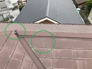 屋根材のひび割れ