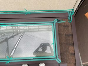 下屋根コーキング
