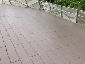 上屋根施工後