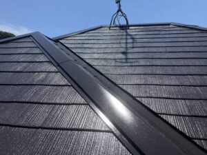 屋根塗装仕上がり