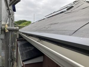 軒先唐草取付け